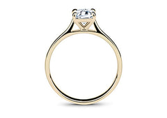 Isabella - Asscher - Labgrown Diamond Solitaire Engagement Ring