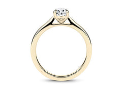 Isabella - Pear - Natural Diamond Solitaire Engagement Ring