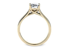 Bianca - Oval - Natural Diamond Solitaire Engagement Ring