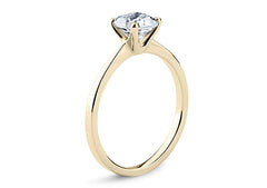 Lucia - Cushion - Natural Diamond Solitaire Engagement Ring