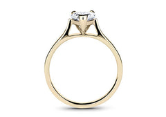 Isabella - Heart - Natural Diamond Solitaire Engagement Ring
