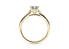 Angelina - Radiant - Labgrown Diamond, Diamond Band Engagement Ring