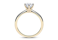 Emilia - Round - Natural Diamond Solitaire Engagement Ring