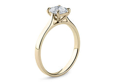 Isabella - Asscher - Natural Diamond Solitaire Engagement Ring