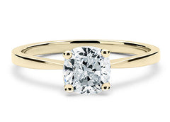 Lucia - Cushion - Natural Diamond Solitaire Engagement Ring