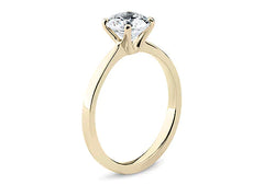 Lucia - Round - Natural Diamond Solitaire Engagement Ring