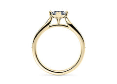 Angelina - Marquise - Natural Diamond, Diamond Band Engagement Ring