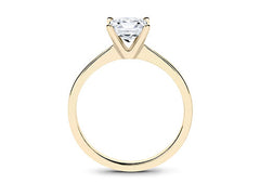 Lucia - Princess - Natural Diamond Solitaire Engagement Ring