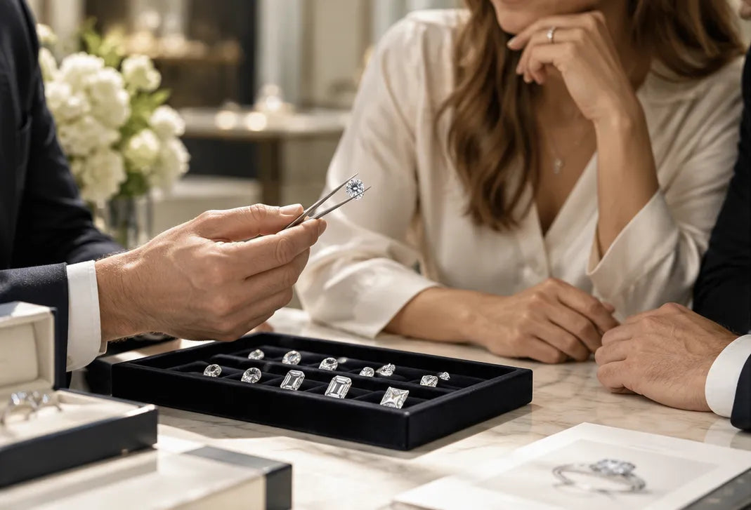A finely crafted Primo Diamonds engagement ring