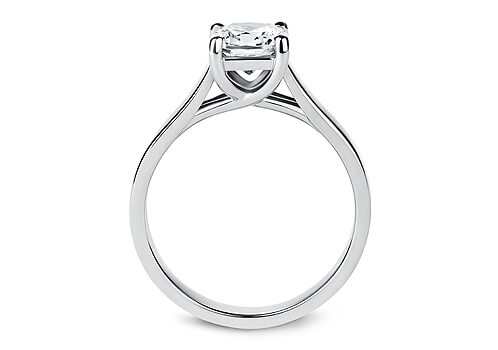 Bianca - Cushion - Natural Diamond Solitaire Engagement Ring