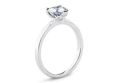 Lucia - Heart - Natural Diamond Solitaire Engagement Ring