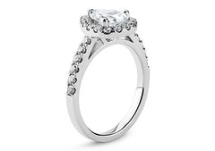 Jianna - Pear - Natural Diamond Halo Engagement Ring