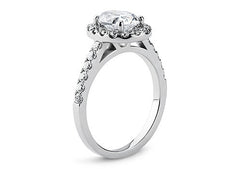 Jianna - Oval - Labgrown Diamond Halo Engagement Ring