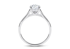 Bianca - Round - Natural Diamond Solitaire Engagement Ring