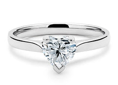 Isabella - Heart - Labgrown Diamond Solitaire Engagement Ring