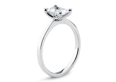 Lucia - Radiant - Natural Diamond Solitaire Engagement Ring