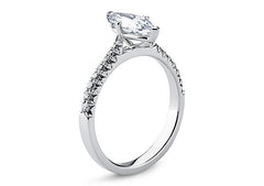 Bella - Marquise - Labgrown Diamond, Diamond Band Engagement Ring
