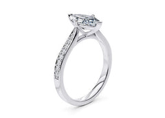 Angelina - Marquise - Labgrown Diamond, Diamond Band Engagement Ring
