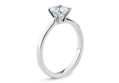 Lucia - Asscher - Natural Diamond Solitaire Engagement Ring