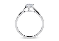 Mia - Marquise - Labgrown Diamond, Diamond Band Engagement Ring