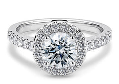 Jianna - Round - Labgrown Diamond Halo Engagement Ring