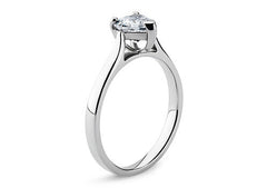 Isabella - Heart - Natural Diamond Solitaire Engagement Ring