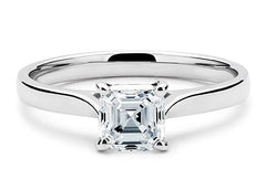 Isabella - Asscher - Labgrown Diamond Solitaire Engagement Ring