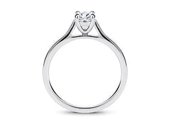 Isabella - Oval - Natural Diamond Solitaire Engagement Ring