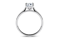 Isabella - Asscher - Natural Diamond Solitaire Engagement Ring