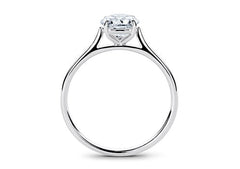 Isabella - Round - Natural Diamond Solitaire Engagement Ring