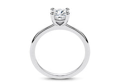 Gabriella - Round - Natural Diamond Solitaire Engagement Ring