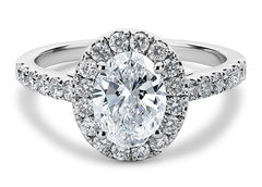 Jianna - Oval - Labgrown Diamond Halo Engagement Ring