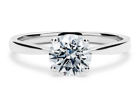 Solitaire engagement ring