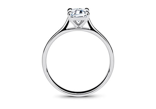 Isabella - Asscher - Labgrown Diamond Solitaire Engagement Ring