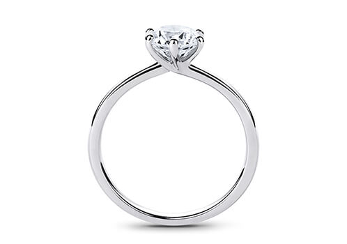 Alessia - Round - Natural Diamond Solitaire Engagement Ring
