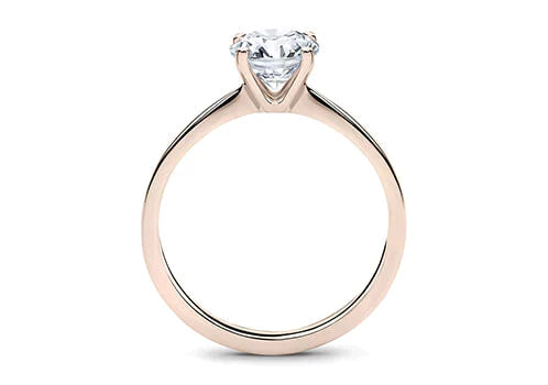 Lucia - Round - Labgrown Diamond Solitaire Engagement Ring