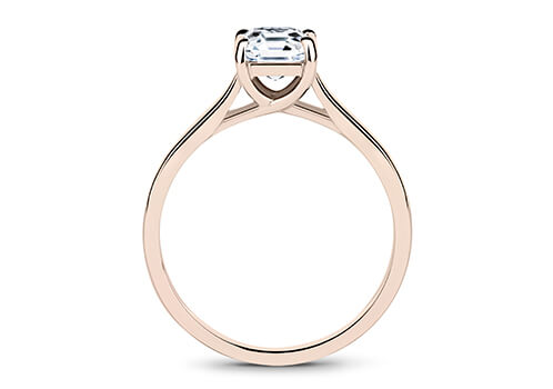 Bianca - Asscher - Labgrown Diamond Solitaire Engagement Ring