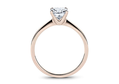 Lucia - Cushion - Natural Diamond Solitaire Engagement Ring