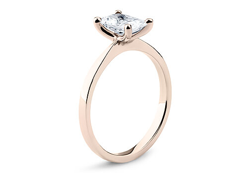 Lucia - Radiant - Natural Diamond Solitaire Engagement Ring