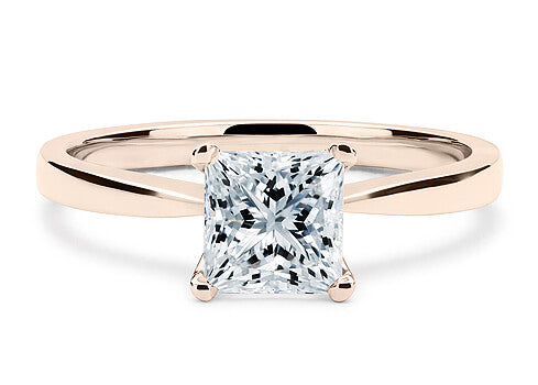 Lucia - Princess - Labgrown Diamond Solitaire Engagement Ring