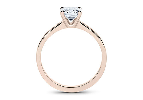 Lucia - Asscher - Labgrown Diamond Solitaire Engagement Ring