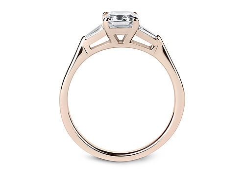 Maria - Cushion - Labgrown Diamond Trilogy Engagement Ring