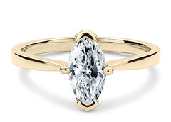 Lucia - Marquise - Natural Diamond Solitaire Engagement Ring