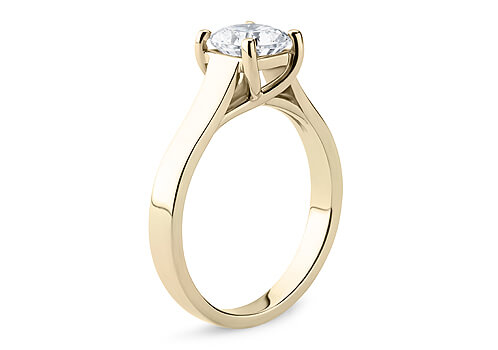 Bianca - Cushion - Natural Diamond Solitaire Engagement Ring