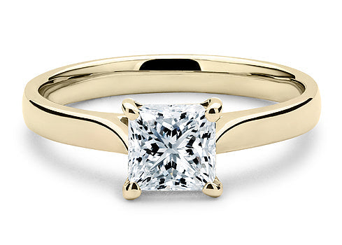 Isabella - Princess - Labgrown Diamond Solitaire Engagement Ring