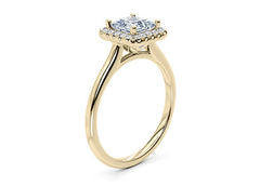 Daniella - Princess - Labgrown Diamond Halo Engagement Ring