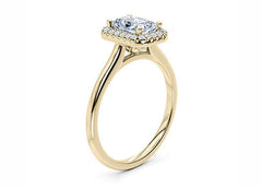 Daniella - Radiant - Labgrown Diamond Halo Engagement Ring
