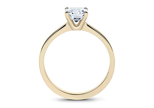 Lucia - Asscher - Labgrown Diamond Solitaire Engagement Ring