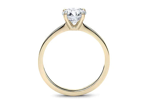 Lucia - Round - Labgrown Diamond Solitaire Engagement Ring