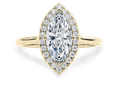 Daniella - Marquise - Labgrown Diamond Halo Engagement Ring